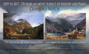 Crawford Notch 1839 to 2017 Makes 178 Years an Artist Subject of History and Place